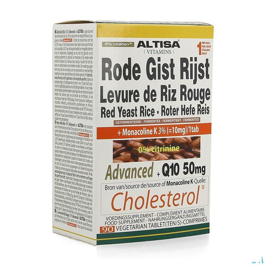 Altisa Levure Riz Rge Adv.complex + q10 Natur Comprimes 90  -  Dieximport