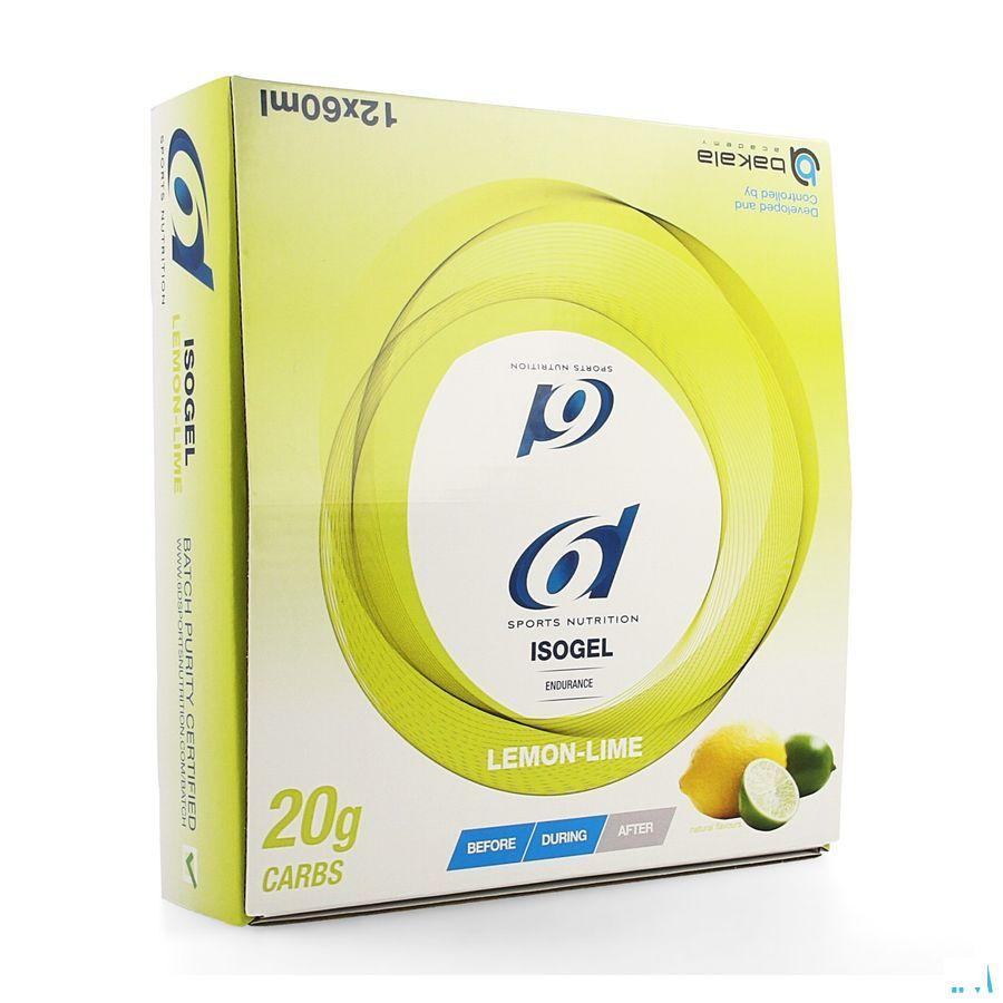 6d Sixd Isogel Lemon/lime 12x60 gr