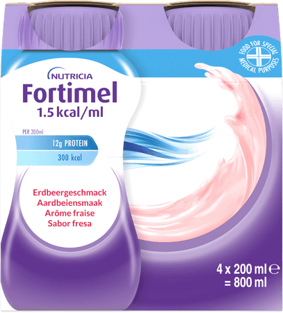 Fortimel 1.5Kcal Aardbei 4 x 200 ml