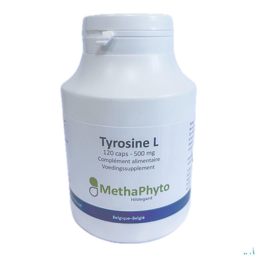 Tyrosine L 500 mg 120 Capsule Hildegard  -  Methaphyto