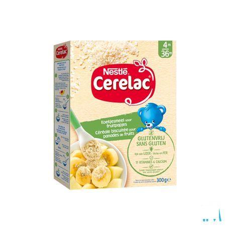 Nestle Cerelac Koekjesmeel Glutenvrij 300 gr  -  Nestle