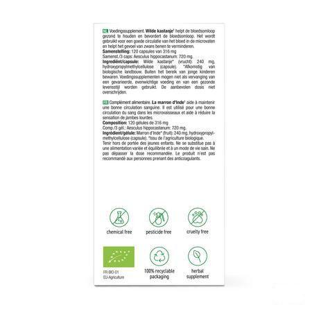 Wilde Kastanje Bio Capsule 120x240 mg