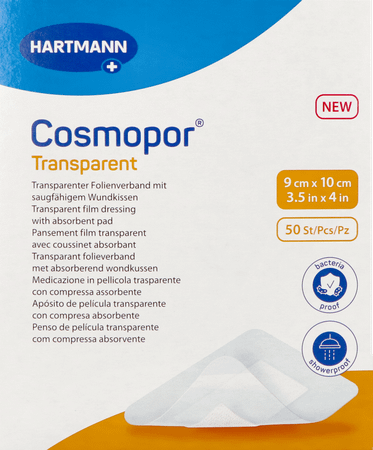 Cosmopor Transparent 9Cm x 10Cm 50 9010530
