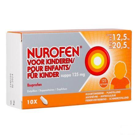 Nurofen Kind 125 mg Suppo 10 X 125 mg