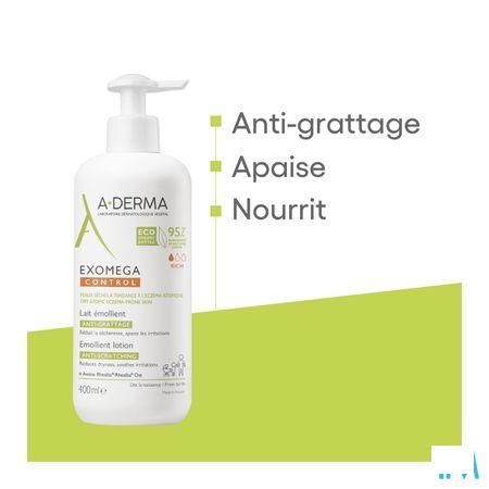 Aderma Exomega Control Emol. Melk 400 ml  -  Aderma