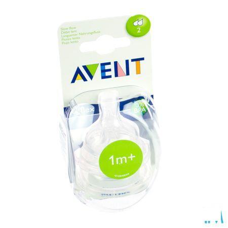 Philips Avent Tetine Slow 2trous 2 Scf632/27  -  Bomedys