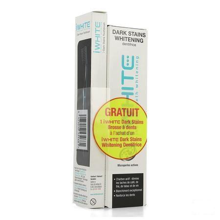 Iwhite Dark Stains Whitening Tandpasta Tube 75 ml