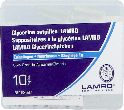 Glycerine Lambo Suppo Conique Bebe 10  -  Lambo