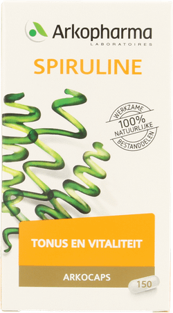 Arkogelules Spirulina Vegetal 150  -  Arkopharma 