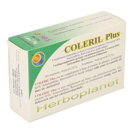 Coleril Plus Tabletten 30x22,5 gr  -  Herboplanet