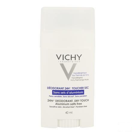 Vichy Deo React. H zonder alu Zout Stick 24u 40 ml  -  Vichy