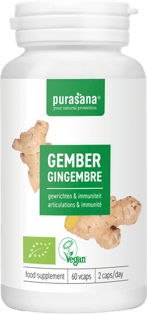 Purasana Vegan Gember V-Caps 60