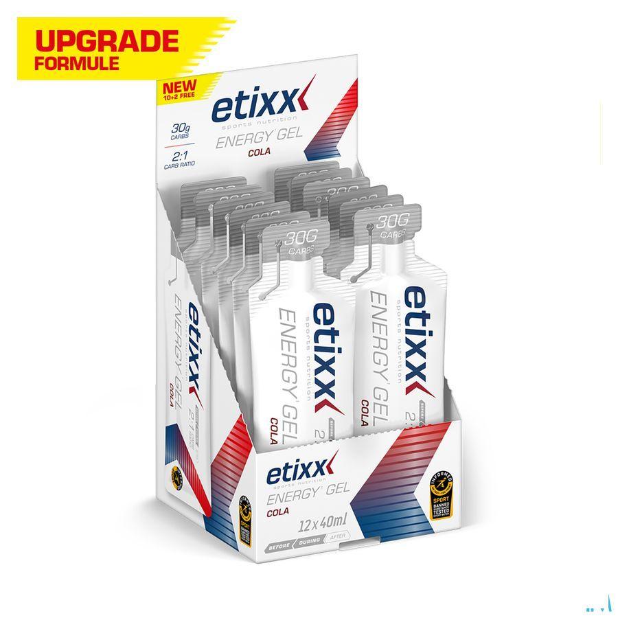 Etixx Energy Gel Cola 12X40 ml  -  Ceres Pharma