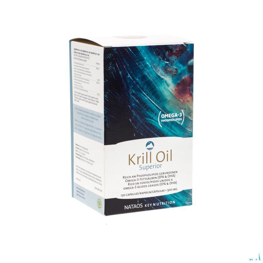Krill Oil Superior GelCapsule 120x500 mg  -  Ojibwa-De Roeck