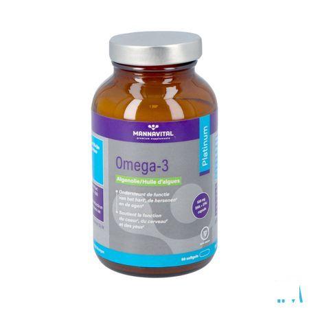 Mannavital Omega 3 Huile Algues V-Caps 60