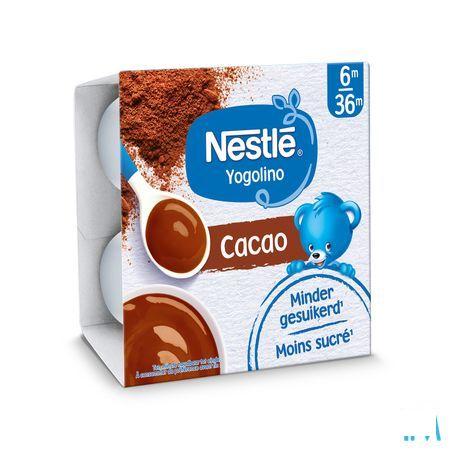 Nestle Yogolino Dessert Chocolade Pot 4x100 gr  -  Nestle
