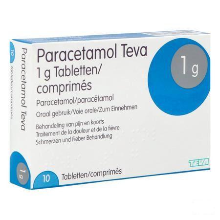 Paracetamol Teva 1 gr Comprimes 10 X 1 gr Blister 