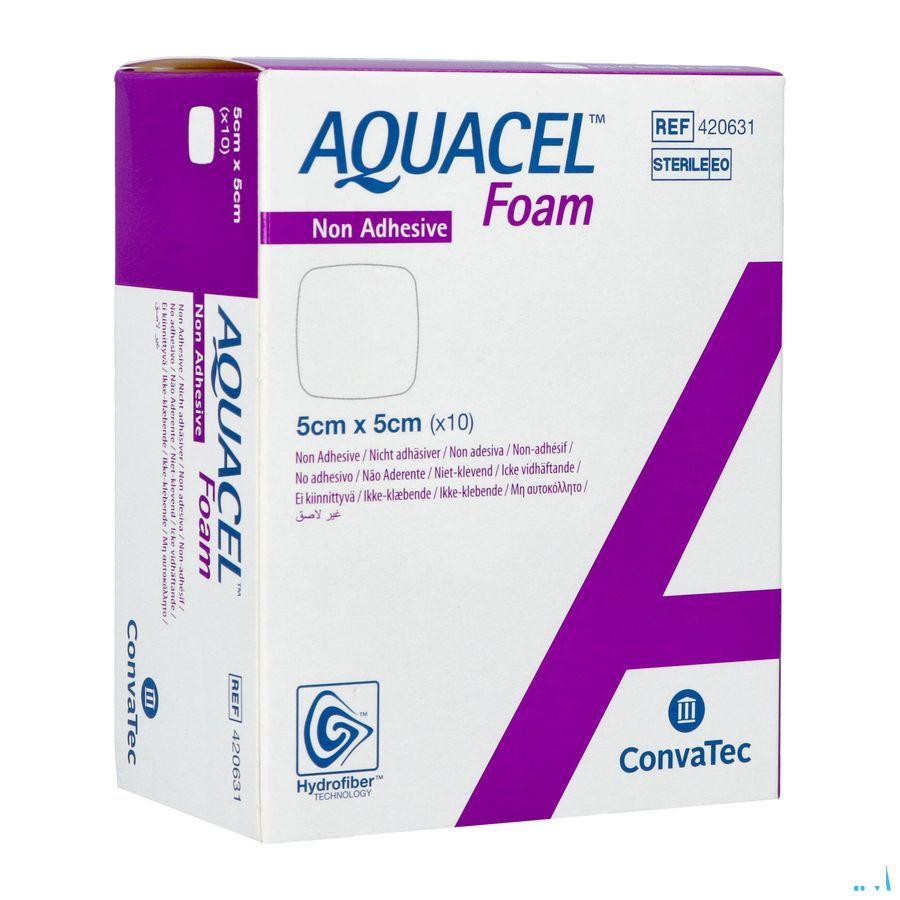 Aquacel Foam Non Adhesief 5X5Cm 10