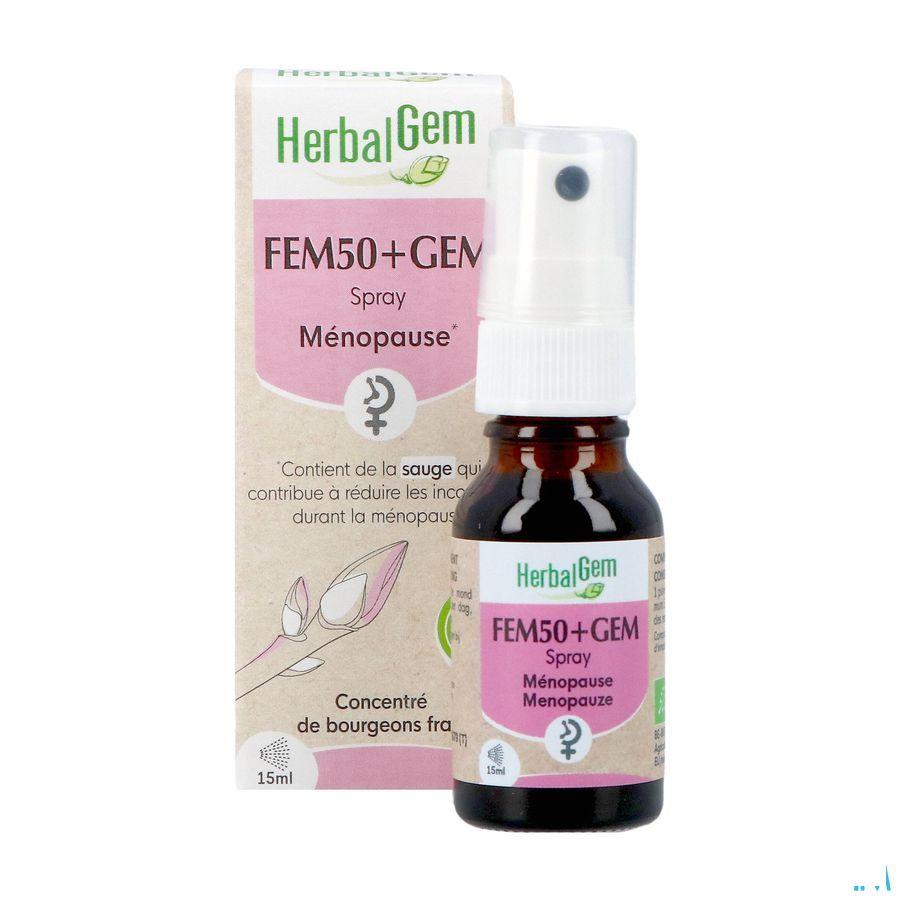 Herbalgem Fem50+ Gem Spray Bio 15 ml