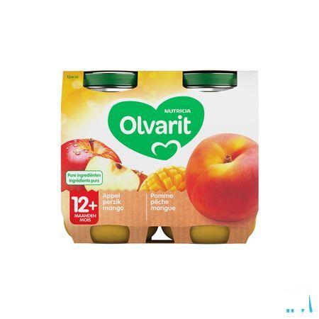 Olvarit Appel Perzik Mango 2x200 gr 12m56  -  Nutricia