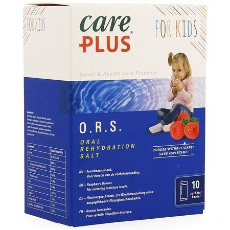 Care Plus Ors Kids Raspberry Sachet 10x5,3g 