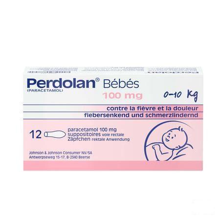 Perdolan Suppo Baby 12x100 mg