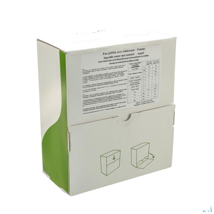 Gelwater Zoetstof Appel 12x125 ml  -  Nutrisens Medical