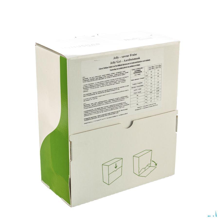 Jelly Gel Aardbei 12x125 ml  -  Nutrisens Medical