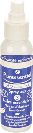 Puressentiel Deo Spray Bio 3 Huiles Ess. 50 ml  -  Puressentiel