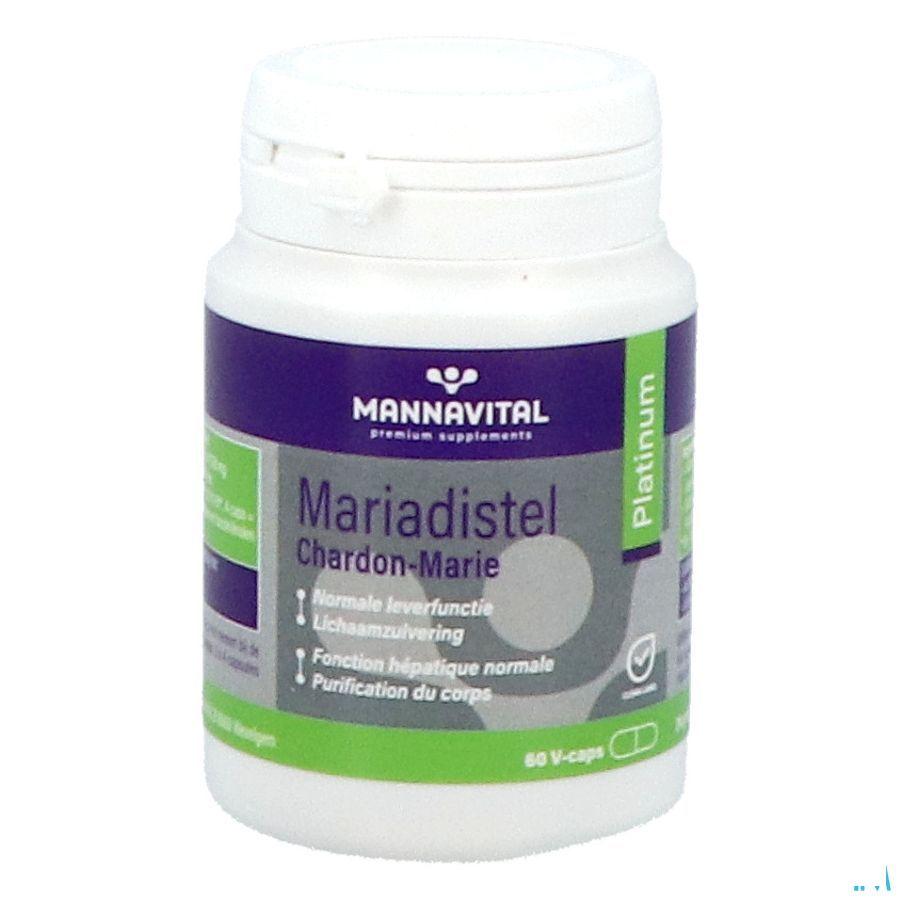 Mannavital Mariadistel Platinum V-Capsule 60