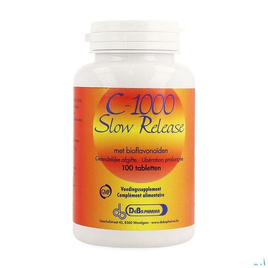 C-1000 Slow Release Plus Bioflavon. Tabletten 100  -  Deba Pharma