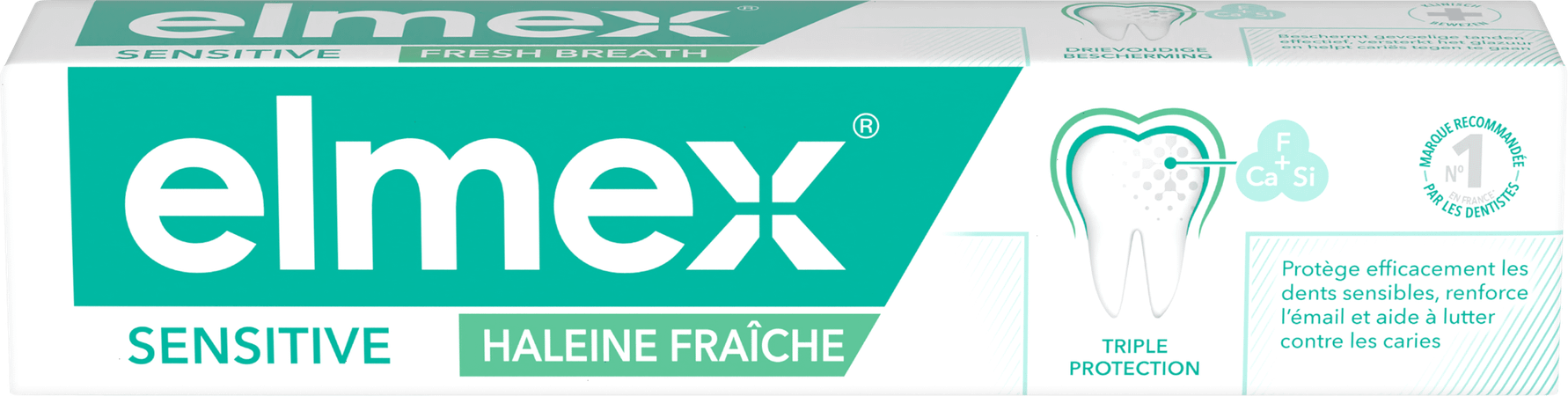 Elmex Sensitive Dentifrice Haleine Fraiche 75 ml