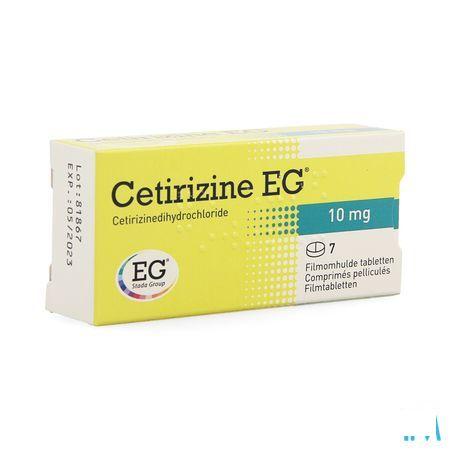 Cetirizine EG Comprimes 7 X 10 mg  -  EG