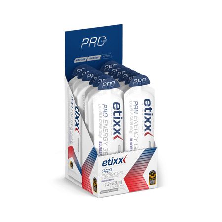 Etixx Double Carb Energy Gel Prol.Blueberry12X60ml  -  Ceres Pharma