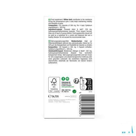 Purasana Wilgenroosje Capsule 120