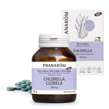 Microalgues Chorella Tabl 150X500 mg Pranarom  -  Pranarom