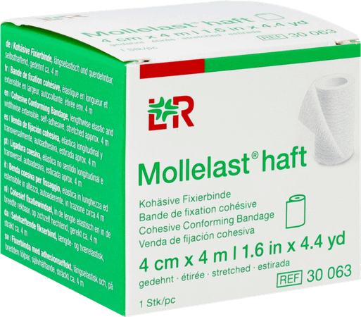 Mollelast Haft Windel Elast Adhesive 4cmx 4m 30063  -  Lohmann & Rauscher