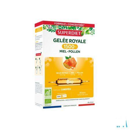 Super Diet Koninginnebrij Bio Ampullen 20x15 ml  -  Superdiet Laboratoires