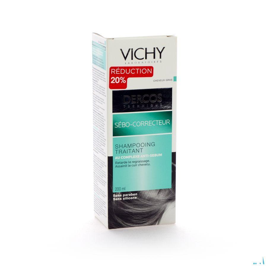 Vichy Dercos Sebo Correct. Chev Gras Shampooing 200 ml  -  Vichy