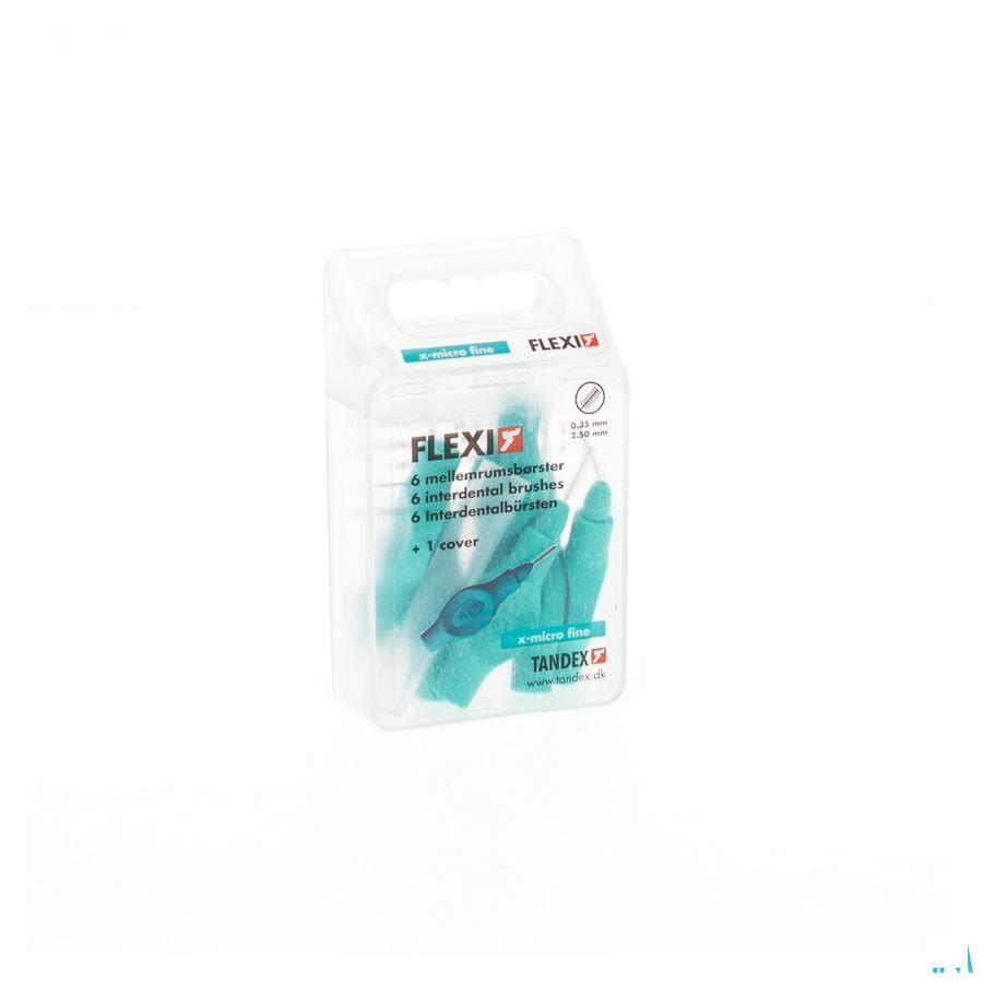 Flexi Turquoise Borsteltje Extra Micro Fine 6  -  Deprophar