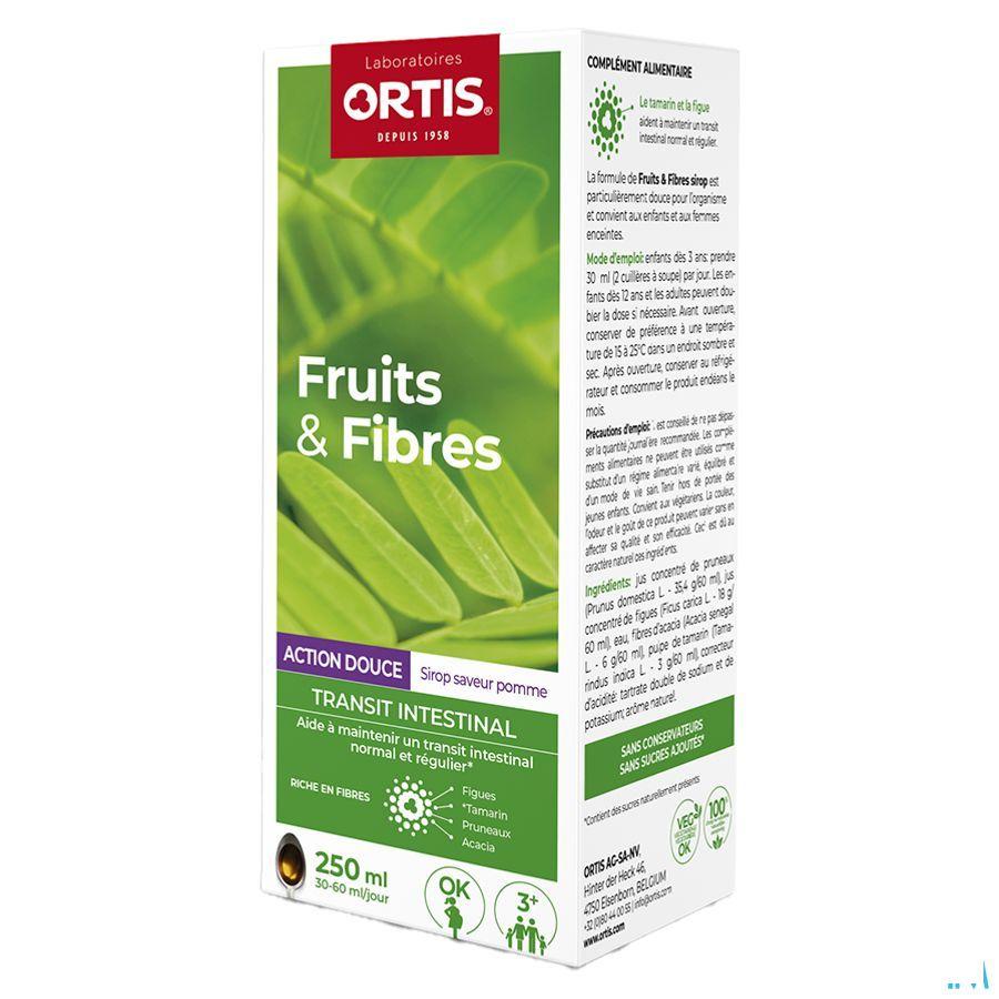Ortis Vruchten & Vezels Milde Werking Siroop 250 ml