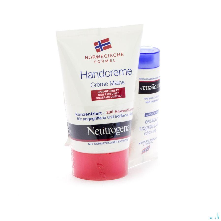 Neutrogena N/f Pack Handcreme N/parf + Sample 50 ml