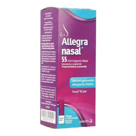 Allegra Nasal 55 µg/dosis Neusspray 120 Verstuiv.