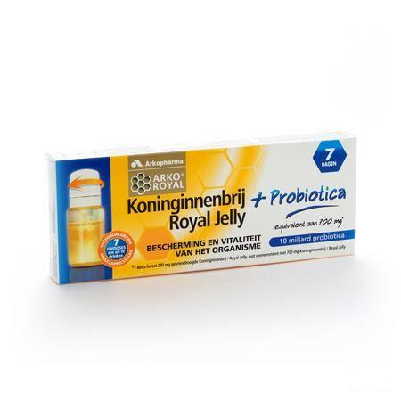 Arkoroyal Probiot. Volwassen Ruche Royale Dosis 7x7,5 ml  -  Arkopharma