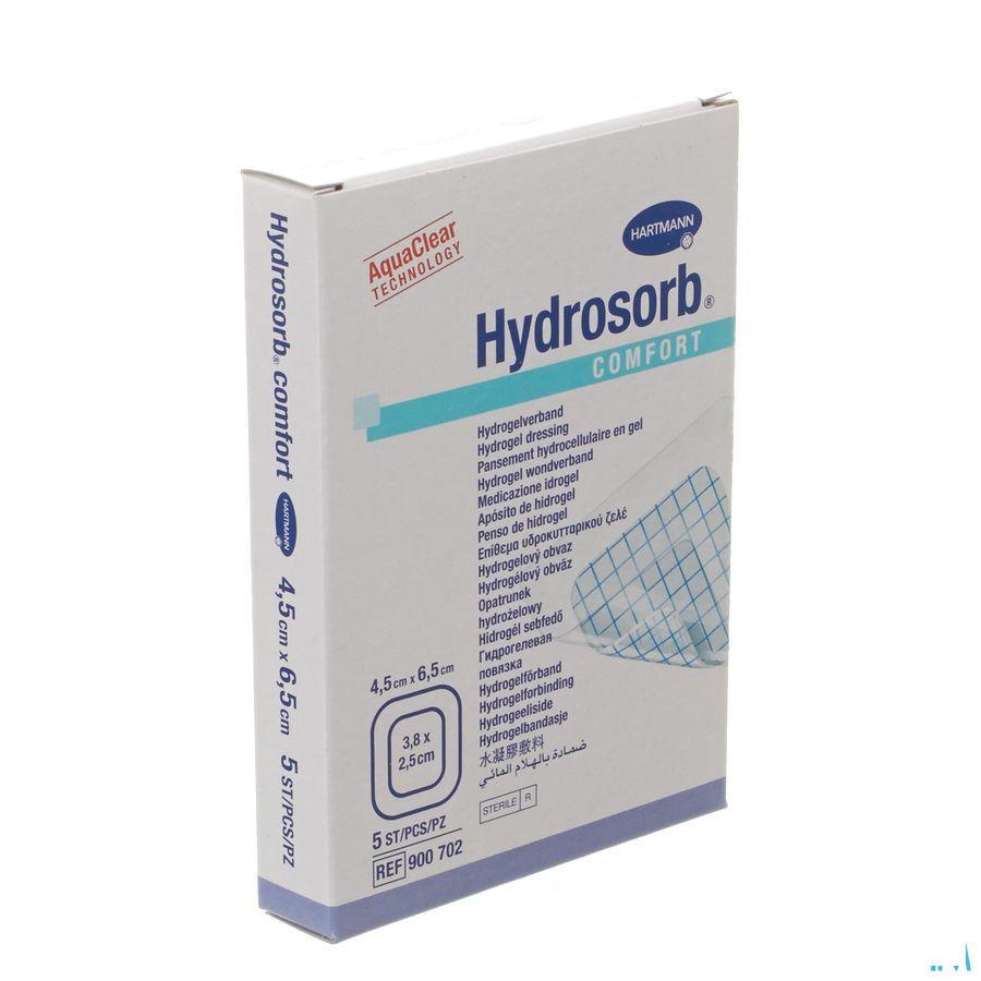 Hydrosorb Comf Transp Ster 4,5x 6,5cm 5 9007021  -  Hartmann