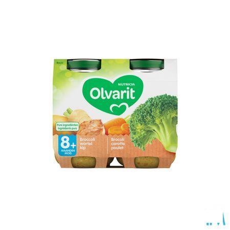 Olvarit Broccoli Wortel Kip 2x200 gr 8m00  -  Nutricia