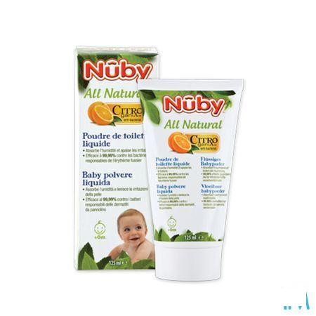 Nuby Citroganix Poudre De Toilette Liquide 125 ml - 0m +   -  New Valmar