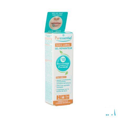 Puressentiel Sos Lippen Gel 10 Essentiele Olie 5 ml  -  Puressentiel