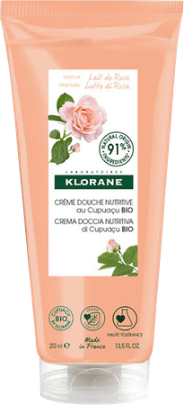 Klorane Corps Creme Douche Lait Rose 200 ml