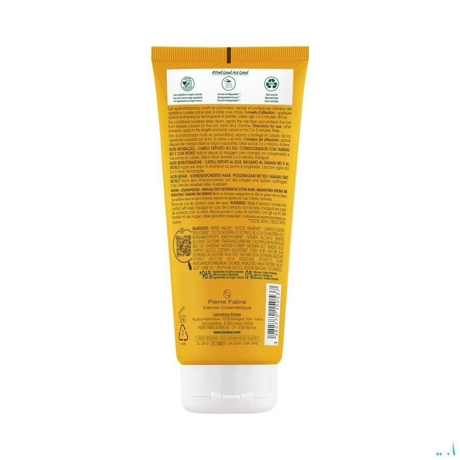 Klorane Capilaire Apres Shampooing Tamanu&Monoi Bio 200 ml